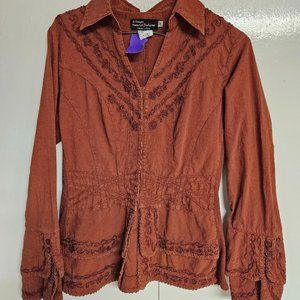 "BOHO" COTTON JACKET/BLOUSE